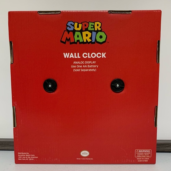 Nintendo Super Mario Bros Luigi Analog Wall Clock-NIB - Picture 2 of 5